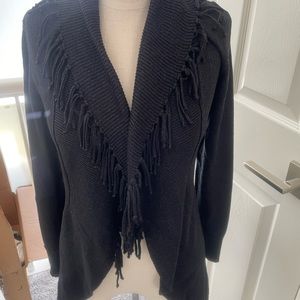 Black cover up sweater